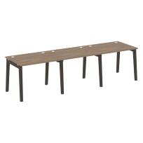 Onix Wood Рабочая станция OW.RS-3.1.8 Белый бриллиант/Дуб светлый/Белый металл 2940*800*750 Onix Wood Рабочая станция OW.RS-3.1.8 Белый бриллиант/Дуб светлый/Белый металл 2940*800*750