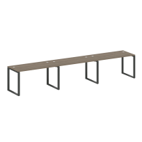 Metal System Р. ст. на 3 раб. места на О-образном м/к БО.СМ-3.3 Акация/Антрацит металл 4200*720*750 Metal System Р. ст. на 3 раб. места на О-образном м/к БО.СМ-3.3 Акация/Антрацит металл 4200*720*750