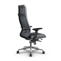 Кресло для руководителя Метта L 1m 50M/4D_17839_Кожа перфорированная NewLeather - Черный_Кожа перфорированная NewLeather - Черный