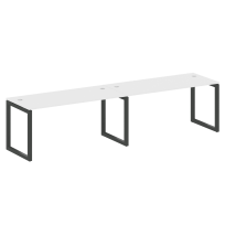 Metal System Quattro Р. ст. на 2 раб. места на О-образном м/к 50БО.СМ-2.4 Акация/Антрацит металл 3200*720*750 Metal System Quattro Р. ст. на 2 раб. места на О-образном м/к 50БО.СМ-2.4 Акация/Антрацит металл 3200*720*750