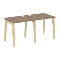 Onix Wood Рабочая станция OW.RS-2.0.7 Белый бриллиант/Дуб светлый/Белый металл 1560*720*750