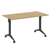 X-Pull Стол складной мобильный X.M-3.7 Тиквуд тёмный/Белый металл 1380×720×753 X-Pull Стол складной мобильный X.M-3.7 Тиквуд тёмный/Белый металл 1380×720×753