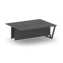 Сектор переговорного стола проходной Steel Meet L=2000 KD-PR.B.SPPW-20 / Тиквуд Светлый – Металл Антрацит / 2000×1600×750 Сектор переговорного стола проходной Steel Meet L=2000 KD-PR.B.SPPW-20 / Тиквуд Светлый – Металл Антрацит / 2000×1600×750