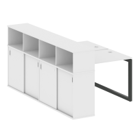 Metal System Quattro Р. ст. с шкафом-купе на О-образном м/к 50БО.РС-СШК-4.1 Т Акация/Антрацит металл 1410*2332*1098 Metal System Quattro Р. ст. с шкафом-купе на О-образном м/к 50БО.РС-СШК-4.1 Т Акация/Антрацит металл 1410*2332*1098