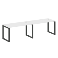 Metal System Quattro Р. ст. на 2 раб. места на О-образном м/к 50БО.СМ-2.3 Акация/Антрацит металл 2800*720*750 Metal System Quattro Р. ст. на 2 раб. места на О-образном м/к 50БО.СМ-2.3 Акация/Антрацит металл 2800*720*750