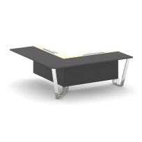 Проходной угловой модуль левый Steel Meet MM-PR.B.SPPOU-20(L) / Тиквуд Светлый – Графит Глянец – Нержавеющая Сталь – Хром / 2000×2000×750 Проходной угловой модуль левый Steel Meet MM-PR.B.SPPOU-20(L) / Тиквуд Светлый – Графит Глянец – Нержавеющая Сталь – Хром / 2000×2000×750