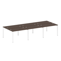 Metal System Quattro Р. ст. на 6 раб. места на П-образном м/к 50БП.СМ-6.2 Акация/Антрацит металл 3600*1475*750 Metal System Quattro Р. ст. на 6 раб. места на П-образном м/к 50БП.СМ-6.2 Акация/Антрацит металл 3600*1475*750