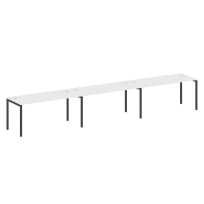 Metal System Quattro Р. ст. на 3 раб. места на П-образном м/к 40БП.СМ-3.4 Акация/Антрацит металл 4800*720*750 Metal System Quattro Р. ст. на 3 раб. места на П-образном м/к 40БП.СМ-3.4 Акация/Антрацит металл 4800*720*750
