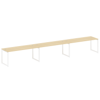 Metal System Quattro Р. ст. на 3 раб. места на О-образном м/к 40БО.СМ-3.5 Акация/Антрацит металл 5400*720*750 Metal System Quattro Р. ст. на 3 раб. места на О-образном м/к 40БО.СМ-3.5 Акация/Антрацит металл 5400*720*750