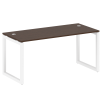 Metal System Quattro Стол офисный на О-образном м/к 50БО.СП-4 Вяз/Мокко металл 1600×720×750 Metal System Quattro Стол офисный на О-образном м/к 50БО.СП-4 Вяз/Мокко металл 1600×720×750