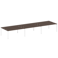 Metal System Quattro Р. ст. на 6 раб. места на П-образном м/к 50БП.СМ-6.5 Акация/Антрацит металл 5400*1475*750 Metal System Quattro Р. ст. на 6 раб. места на П-образном м/к 50БП.СМ-6.5 Акация/Антрацит металл 5400*1475*750