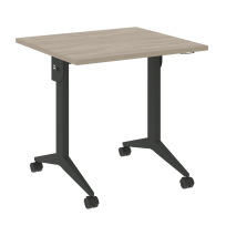 X-Pull Стол складной мобильный X.M-0.7 Тиквуд тёмный/Серый металл 780×720×753