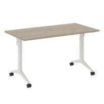 X-Pull Стол складной мобильный X.M-3.7 Тиквуд тёмный/Белый металл 1380×720×753 X-Pull Стол складной мобильный X.M-3.7 Тиквуд тёмный/Белый металл 1380×720×753