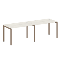 Metal System Quattro Р. ст. на 2 раб. места на П-образном м/к 40БП.СМ-2.2 Акация/Антрацит металл 2400*720*750 Metal System Quattro Р. ст. на 2 раб. места на П-образном м/к 40БП.СМ-2.2 Акация/Антрацит металл 2400*720*750