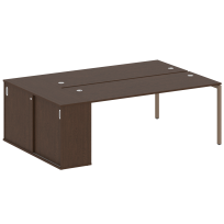 Metal System Quattro Р. ст. с шкафом-купе на П-образном м/к 40БП.РС-СШК-1.5 Т Акация/Антрацит металл 2210*1475*750 Metal System Quattro Р. ст. с шкафом-купе на П-образном м/к 40БП.РС-СШК-1.5 Т Акация/Антрацит металл 2210*1475*750