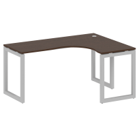 Metal System Quattro Стол криволинейный правый на О-образном м/к 50БО.СА-4 (R) Акация/Антрацит металл 1600*1200*750 Metal System Quattro Стол криволинейный правый на О-образном м/к 50БО.СА-4 (R) Акация/Антрацит металл 1600*1200*750