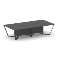 Стол для переговоров прямоугольный Steel Meet KD-PR.B.SP-12 / Тиквуд Светлый – Металл Антрацит / 3200×1600×750 Стол для переговоров прямоугольный Steel Meet KD-PR.B.SP-12 / Тиквуд Светлый – Металл Антрацит / 3200×1600×750