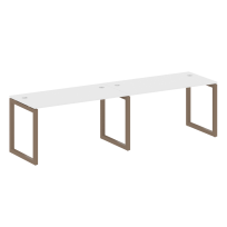 Metal System Quattro Р. ст. на 2 раб. места на О-образном м/к 50БО.СМ-2.3 Акация/Антрацит металл 2800*720*750 Metal System Quattro Р. ст. на 2 раб. места на О-образном м/к 50БО.СМ-2.3 Акация/Антрацит металл 2800*720*750