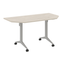 X-Pull Стол складной мобильный X.M-7.T1 Тиквуд тёмный/Белый металл 1440×720×753 X-Pull Стол складной мобильный X.M-7.T1 Тиквуд тёмный/Белый металл 1440×720×753