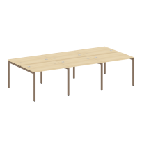 Metal System Quattro Р. ст. на 6 раб. места на П-образном м/к 40БП.СМ-6.1 Акация/Антрацит металл 3000*1475*750 Metal System Quattro Р. ст. на 6 раб. места на П-образном м/к 40БП.СМ-6.1 Акация/Антрацит металл 3000*1475*750