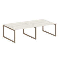 Metal System Quattro Р. ст. на 4 раб. места на О-образном м/к 50БО.СМ-4.3 Акация/Антрацит металл 2800*1475*750 Metal System Quattro Р. ст. на 4 раб. места на О-образном м/к 50БО.СМ-4.3 Акация/Антрацит металл 2800*1475*750