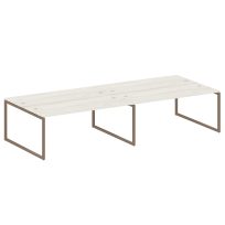 Metal System Quattro Р. ст. на 4 раб. места на О-образном м/к 40БО.СМ-4.5 Акация/Антрацит металл 3600*1475*750 Metal System Quattro Р. ст. на 4 раб. места на О-образном м/к 40БО.СМ-4.5 Акация/Антрацит металл 3600*1475*750