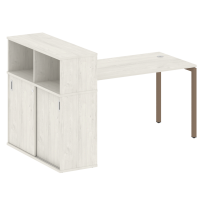Metal System Quattro Стол офисный с шкафом-купе на П-образном м/к 40БП.РС-СШК-3.3 Т Вяз/Мокко металл 1810×1120×1098 Metal System Quattro Стол офисный с шкафом-купе на П-образном м/к 40БП.РС-СШК-3.3 Т Вяз/Мокко металл 1810×1120×1098