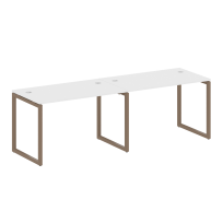 Metal System Quattro Р. ст. на 2 раб. места на О-образном м/к 40БО.СМ-2.2 Акация/Антрацит металл 2400*720*750 Metal System Quattro Р. ст. на 2 раб. места на О-образном м/к 40БО.СМ-2.2 Акация/Антрацит металл 2400*720*750