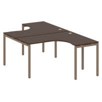 Metal System Quattro Р. ст. криволинейная на П-образном м/к 40БП.РАС-СА-2.3 Акация/Антрацит металл 1400*2435*750 Metal System Quattro Р. ст. криволинейная на П-образном м/к 40БП.РАС-СА-2.3 Акация/Антрацит металл 1400*2435*750