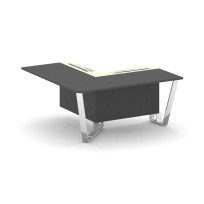 Проходной угловой модуль левый Steel Meet MM-PR.B.SPPOU-16(L) / Тиквуд Светлый – Графит Глянец – Нержавеющая Сталь – Хром / 1600×1600×750 Проходной угловой модуль левый Steel Meet MM-PR.B.SPPOU-16(L) / Тиквуд Светлый – Графит Глянец – Нержавеющая Сталь – Хром / 1600×1600×750