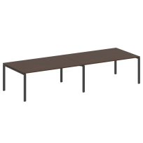 Metal System Перег. стол (2 столешницы) на П-образном м/к БП.ПРГ-2.5 Акация/Антрацит металл 3600*1235*750 Metal System Перег. стол (2 столешницы) на П-образном м/к БП.ПРГ-2.5 Акация/Антрацит металл 3600*1235*750