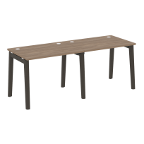Onix Wood Рабочая станция OW.RS-2.1.7 Белый бриллиант/Дуб светлый/Белый металл 1960*720*750 Onix Wood Рабочая станция OW.RS-2.1.7 Белый бриллиант/Дуб светлый/Белый металл 1960*720*750