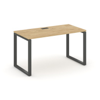 Стол офисный Style Project SN-6O.SP-021 / Дуб Табак – Металл Антрацит / 980×800×750 Стол офисный Style Project SN-6O.SP-021 / Дуб Табак – Металл Антрацит / 980×800×750